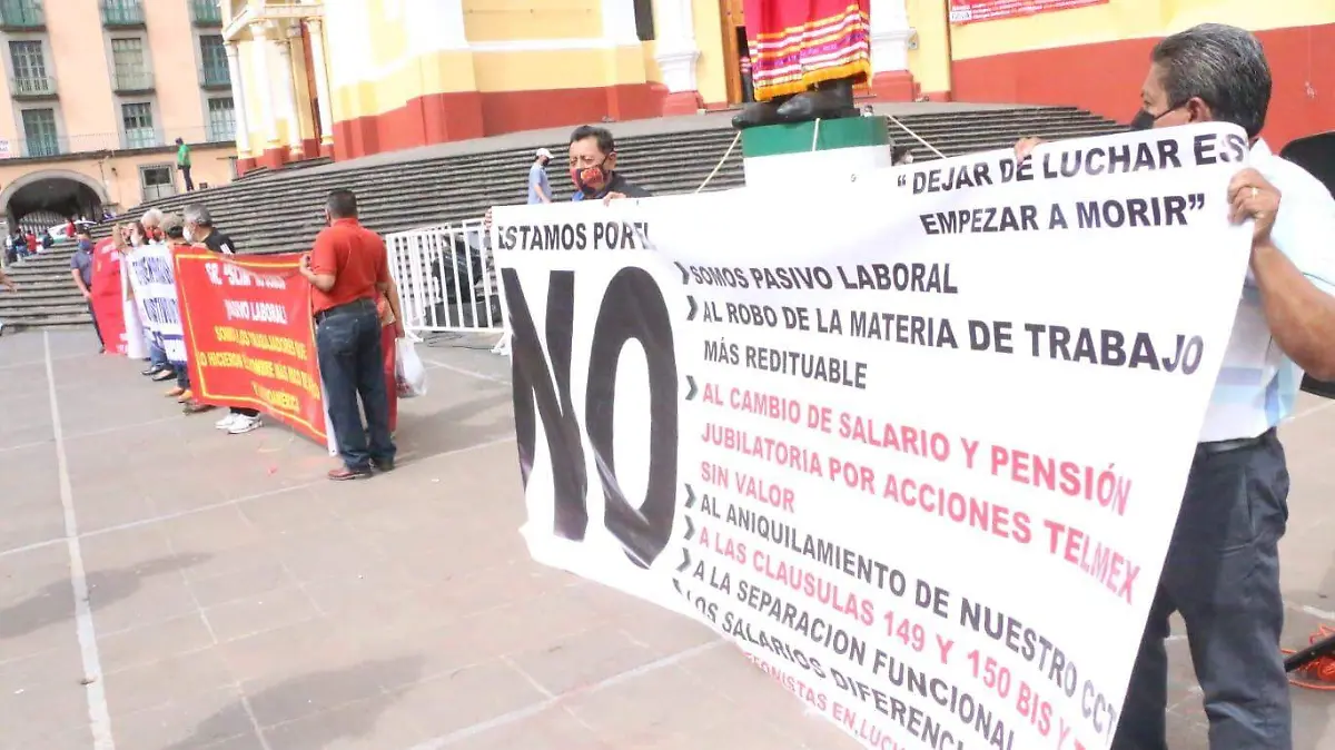 trabajadores de telmex